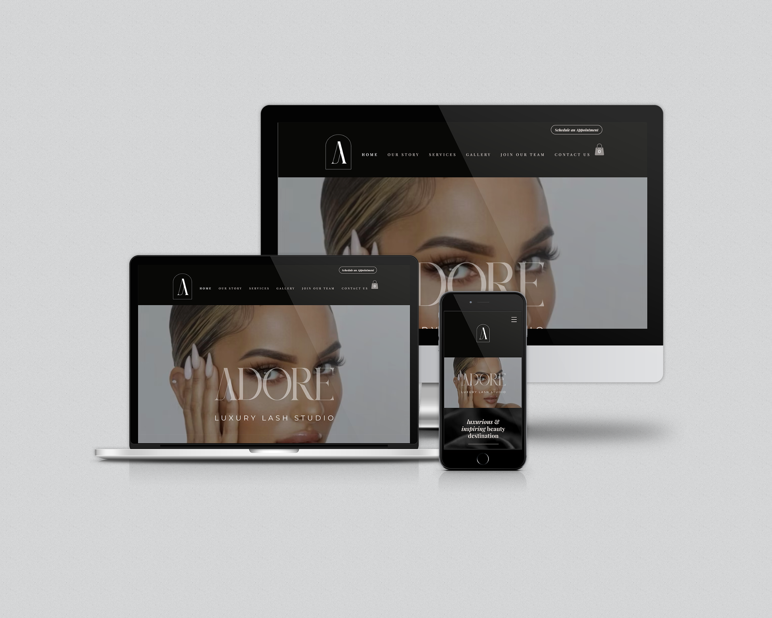 Adore Lash Studio - Salon Website & Booking